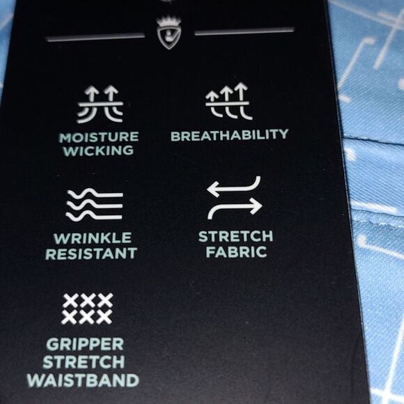 Walter Hagen Men's Perfect 11 Golf Shorts  Sz 42 Flat Front  NWT - Picture 4 of 8